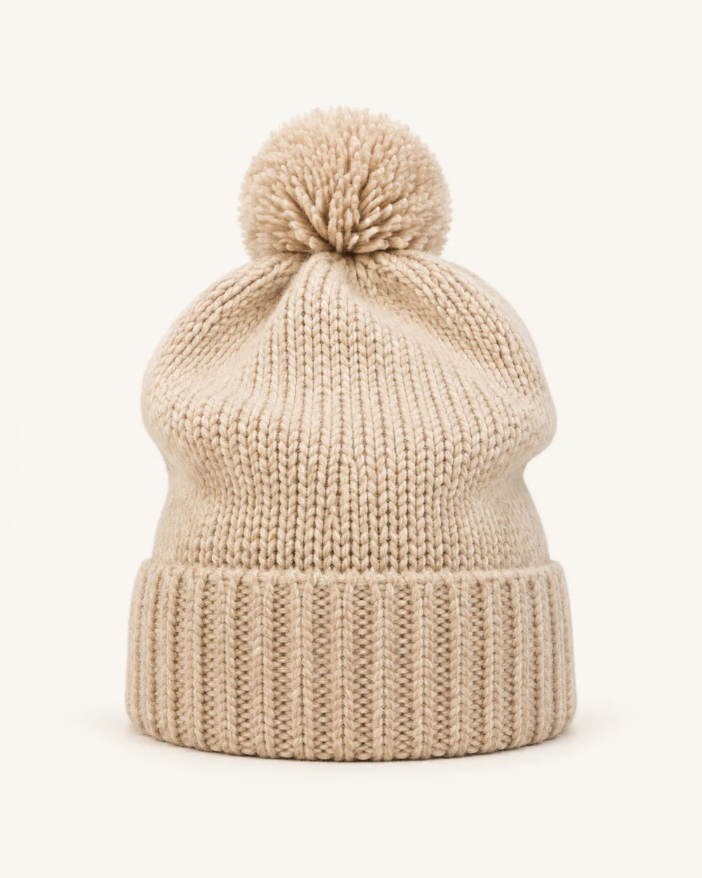 Sand Slouch Knit Beanie