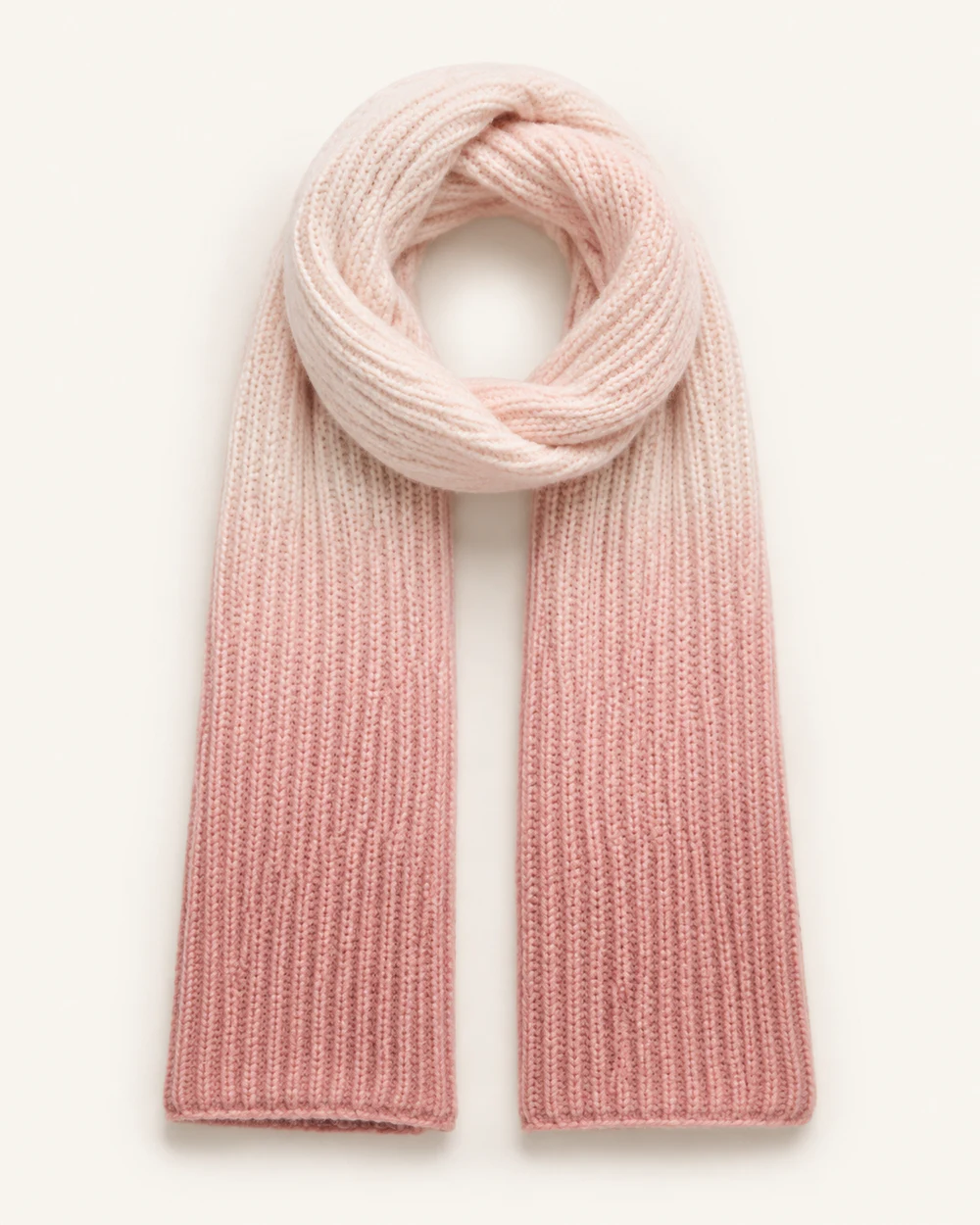 Blush Ombre Knit Scarf